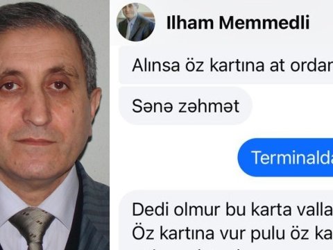 Dələduzlar&nbsp;jurnalistin adından istifadə etdilər&nbsp;- FOTOLAR