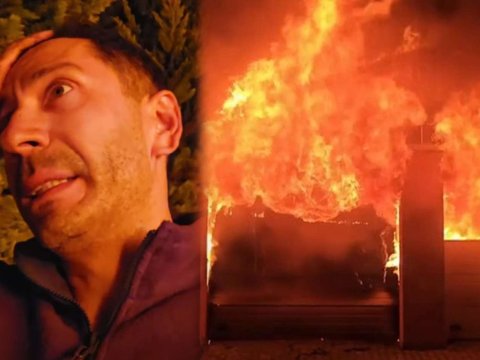 Tanınmış fotoqrafın Bakıdakı evi yandı