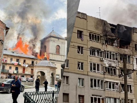 Lvovda&nbsp;binalara zərbələr endirilib, yaralananlar var