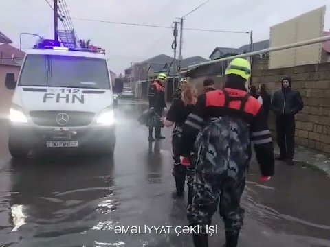 216 nəfər təxliyə edilib - VİDEO