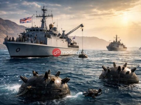 Britaniya Hörmüz boğazını minalardan təmizləmək istəyir