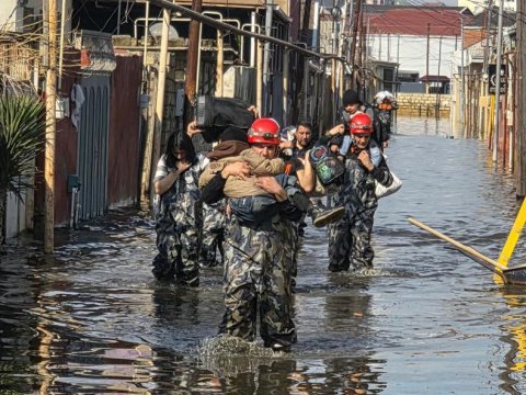 Su basmış ərazilərdən 547 nəfər&nbsp;təxliyə edilib