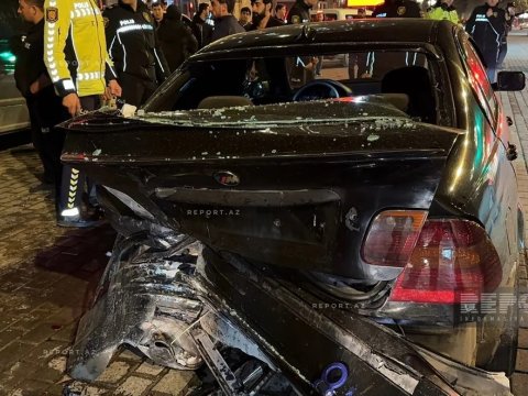 Gəncədə zəncirvari qəza: Yaralananlar var