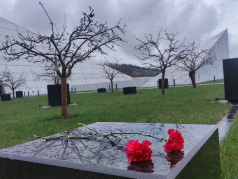 Quba Soyqırımı Memorial Kompleksi ziyarət olunur