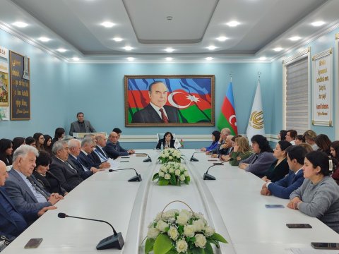 Gəncə Dövlət Universitetində Soyqırımı Günü qeyd edilib - FOTO