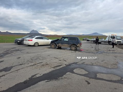 Naxçıvanda qəza baş verib, xəsarət alanlar var