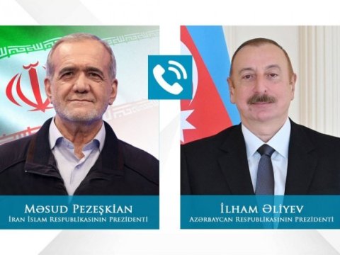 Pezeşkian Prezident İlham Əliyevə zəng edib