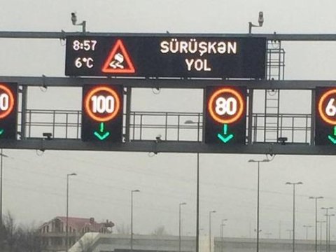 Zığ dairəsi-Hava Limanı yolunda sürət həddi endirildi