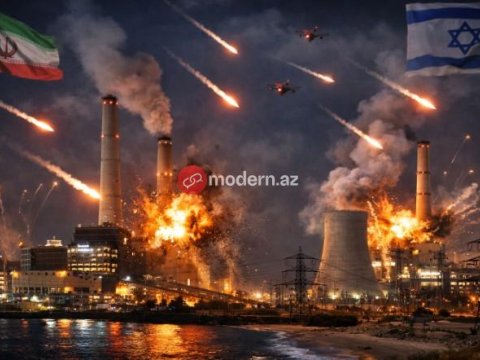 İranın yeni hədəfi - İsrailin elektrik stansiyaları