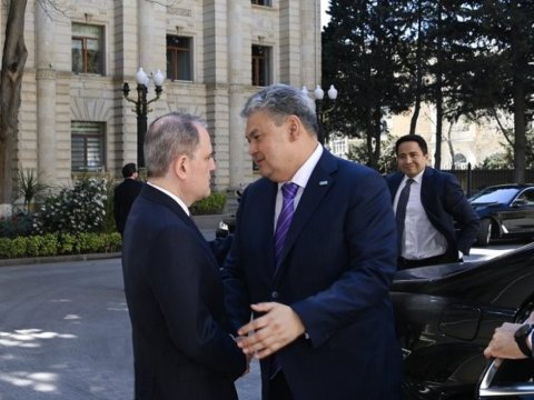 Bakıda Azərbaycanla Qazaxıstan XİN rəhbərlərinin görüşü keçirilir