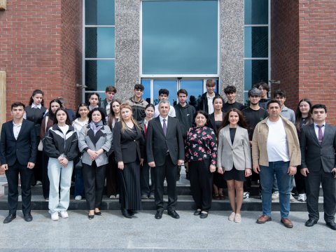 &ldquo;Yeni Üfüq&rdquo; layihəsinin&nbsp; iştirakçıları BMU ilə tanış olub - FOTOLAR