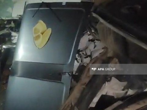 Beyləqanda zəncirvari qəza&nbsp;- Xəsarət alan var