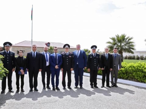 امبودزمن اسلواکی در باکو با شرایط نگهداری مهاجران آشنا شد