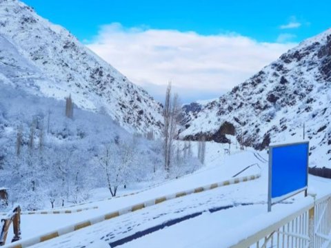 Naxçıvanda 1 metrə yaxın qar yağıb