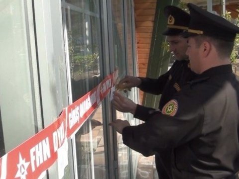 Şabranda bu hotel bağlandı - Görüntülər