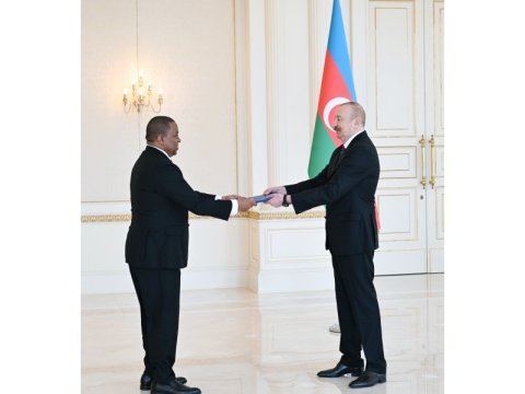 Esvatininin yeni səfiri ölkə başçısının qəbulunda