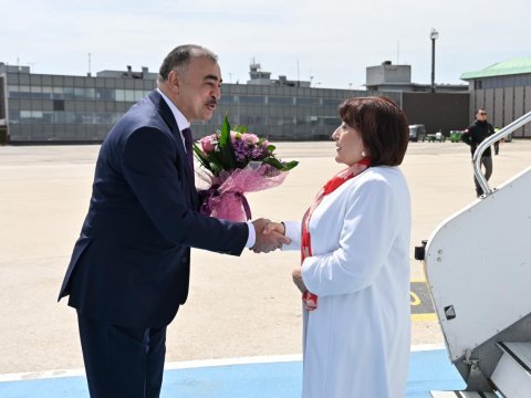 Sahibə Qafarova Türkiyəyə getdi - FOTO