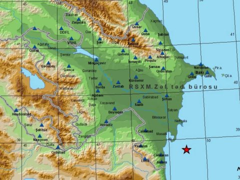 Xəzərdə&nbsp; növbəti ZƏLZƏLƏ