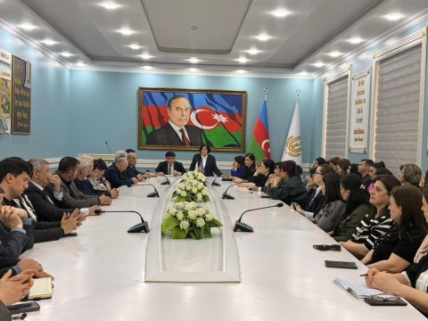 Gəncə Dövlət Universitetində dəyirmi masa - FOTOLAR