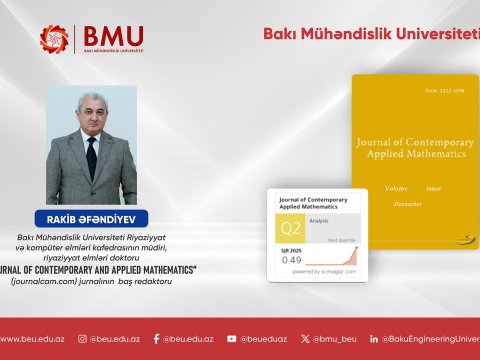 BMU-nun elmi jurnalı beynəlxalq reytinqdə Q2 səviyyəsinə yüksəlib