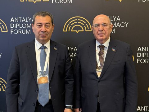 Əhliman Əmiraslanov və Səməd Seyidov Antalya Diplomatiya Forumunda