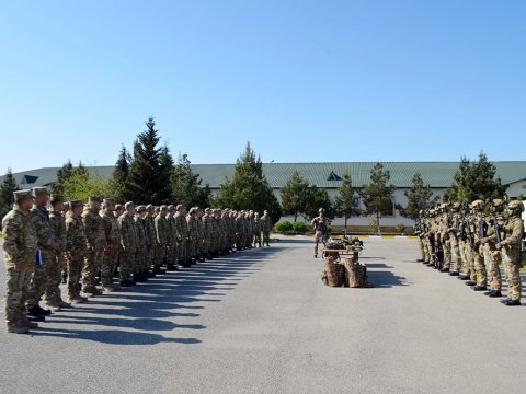 Ehtiyatda olan hərbçilər orduya çağrıldı - GÖRÜNTÜLƏR