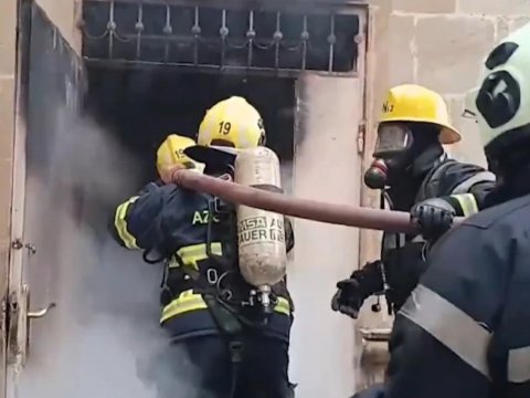 Təhsil idarəsi yanan məktəblə bağlı məlumat yaydı&nbsp;