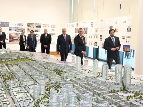 Latviya Prezidenti &ldquo;Bakı Ağ Şəhər&rdquo;də - FOTOLAR