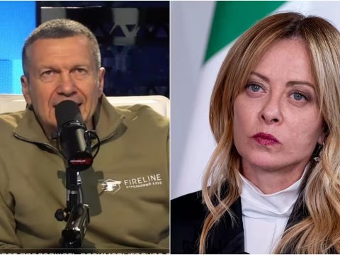 Meloni onu təhqir edən Solovyovu biabır etdi