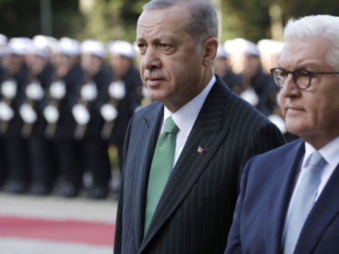 Ərdoğan Ştaynmayer ilə Yaxın Şərqdəki vəziyyəti müzakirə edib