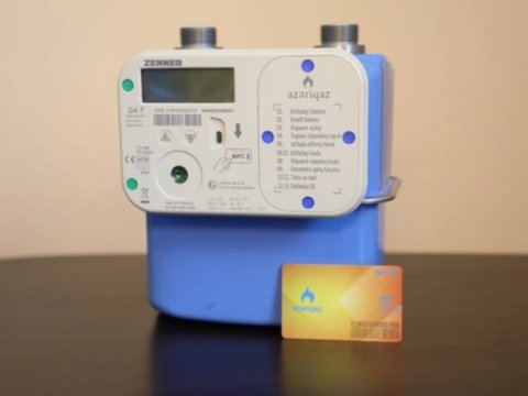 "Smart kart tipli" qaz sayğacları dəyişdiriləcək