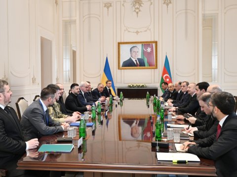 Qəbələdə prezidentlərin geniş tərkibdə görüşü keçirilib