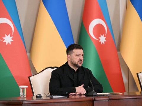 Zelenski İlham Əliyevə təşəkkür etdi