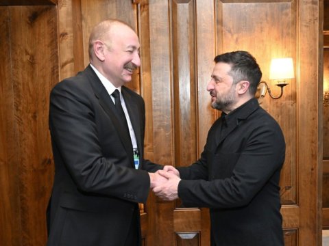 Prezidentin sosial şəbəkə hesabında Zelenskinin səfəri ilə bağlı VİDEO