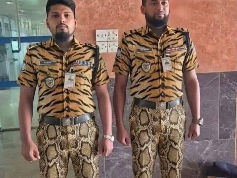 State agency's uniform caused laughter - PHOTO
