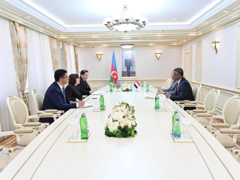 Sahibə Qafarova Sudanın səfiri ilə görüşüb