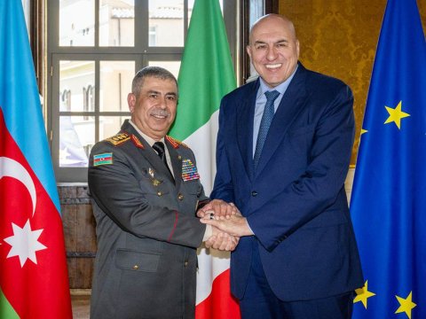 Azərbaycan-İtaliya hərbi əməkdaşlığı müzakirə olunub