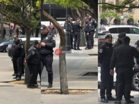İrəvanda polis Şahin Mustafayevə görə hərəkətə keçdi &ndash; VİDEO