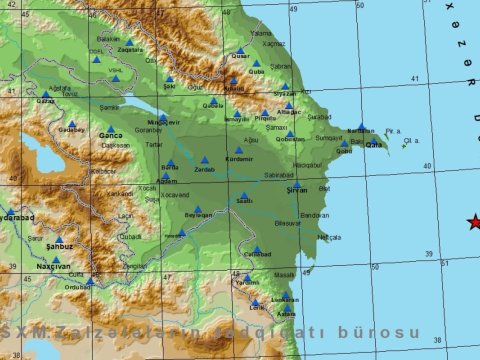 Xəzərdə ZƏLZƏLƏ