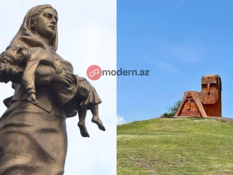 Saxta artsax tikilisi yanında Xocalı soyqırımı abidəsi ucaldılsın - GÖRÜNTÜ&nbsp;