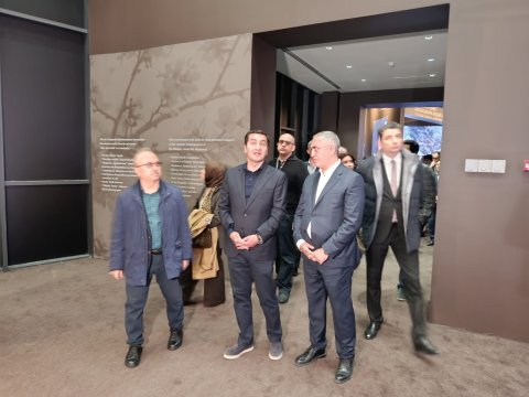 Xarici səfirlər Xocalı soyqırımı Memorial Kompleksində - FOTO