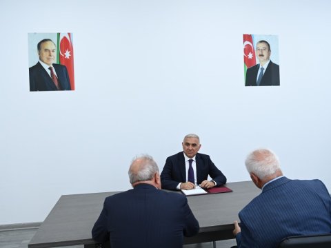 "Azərişıq"ın sədri sakinlərlə&nbsp;görüşdü