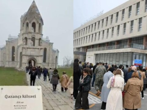 Diplomatlar Qazançı kilsəsi və Sağlamlıq Mərkəzində - VİDEO