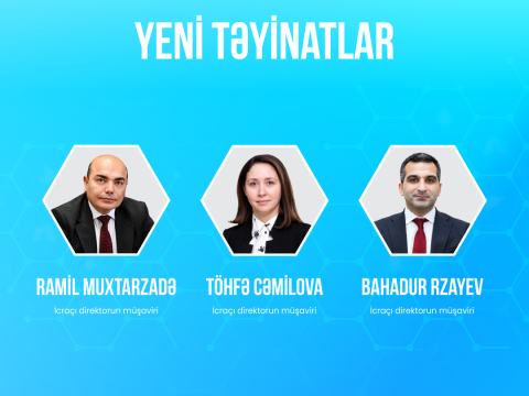 TƏBİB-in İcraçı direktoruna 3 yeni müşavir təyin olundu