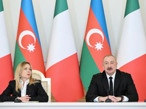 Meloni İlham Əliyevlə&nbsp;İranla bağlı böhran ətrafında fikir mübadiləsi apardı