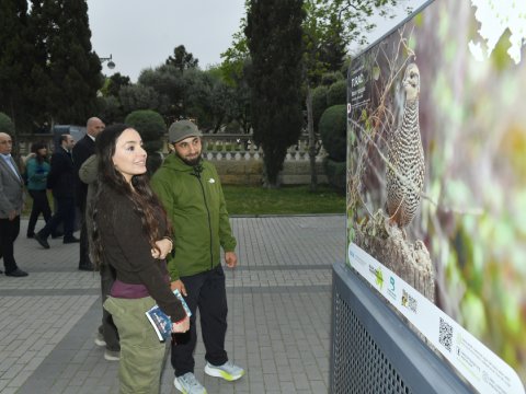 Leyla Əliyeva &ldquo;Azərbaycan təbiətinin izi ilə&rdquo; sərgisində