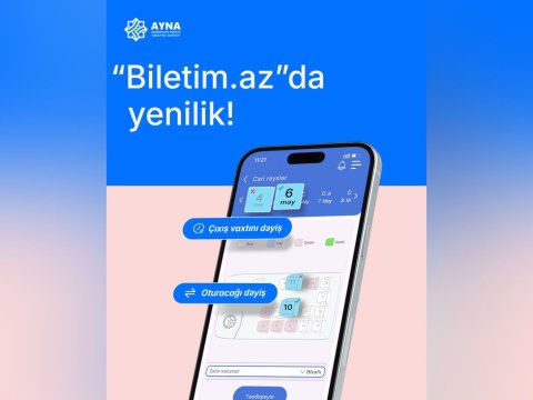 "Biletim.az" portalına yeni funksiya əlavə olundu