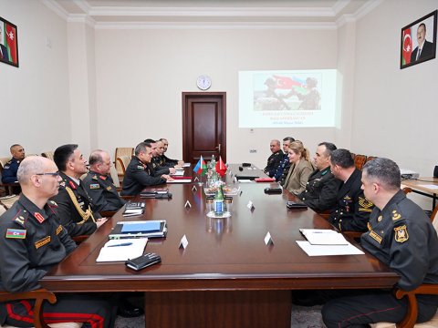 Azərbaycan və Türkiyə hərbçiləri KQSM-dən mühafizəni müzakirə ediblər&nbsp;