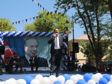 Salyanda Heydər Əliyevin anadan olmasının 103 illiyi qeyd olundu