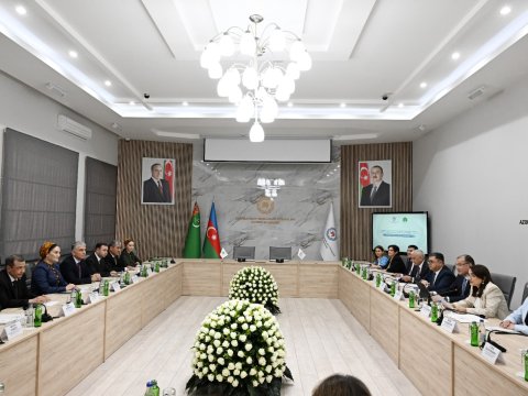 Azərbaycan və Türkmənistan həmkarlar ittifaqları arasında əlaqələr müzakirə olundu